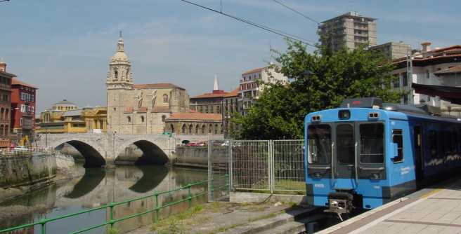 Euskotren in Bilbao Atxuri